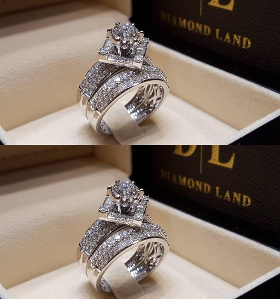 

new explosions designer accessories classic four-claw diamond ladies luxury engagement ring fashion couple ring, Silver