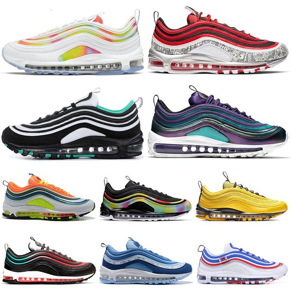 

triple white black women men running shoes tie dye pakc bright citron neon seoul clear emerald mens trainers sports sneakers 36-45