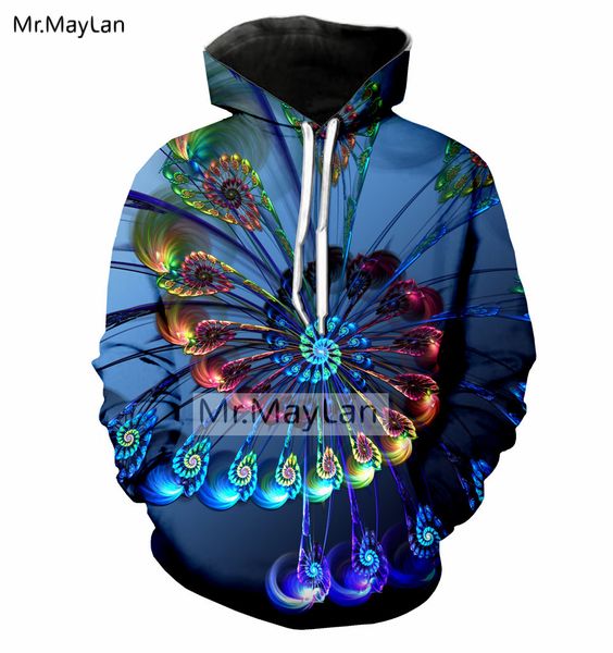 

3d abstract feathers printed jackets women/men beautiful streetwear hoodies youth female modis fashion tracksuits oversized 6xl, Black