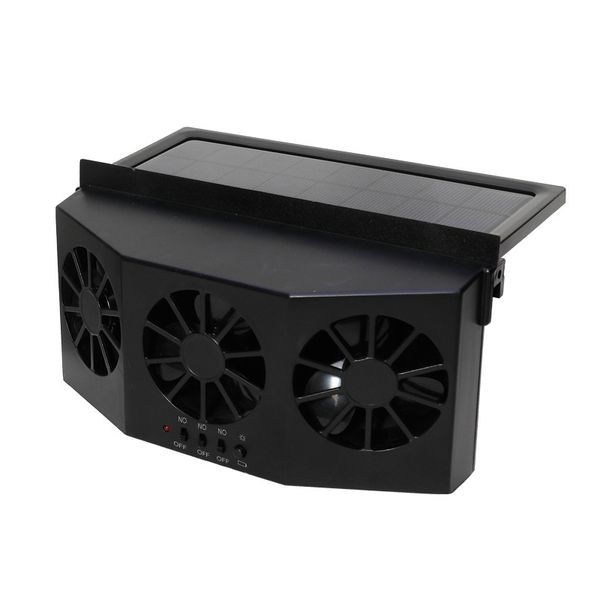

solar powered car air vent exhaust fan 3 cooler fan windshield ventilation system vs998