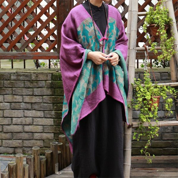 

johnature women vintage trench print floral wool cotton coats 2017 autumn new chinese style bat sleeve button women trench, Tan;black
