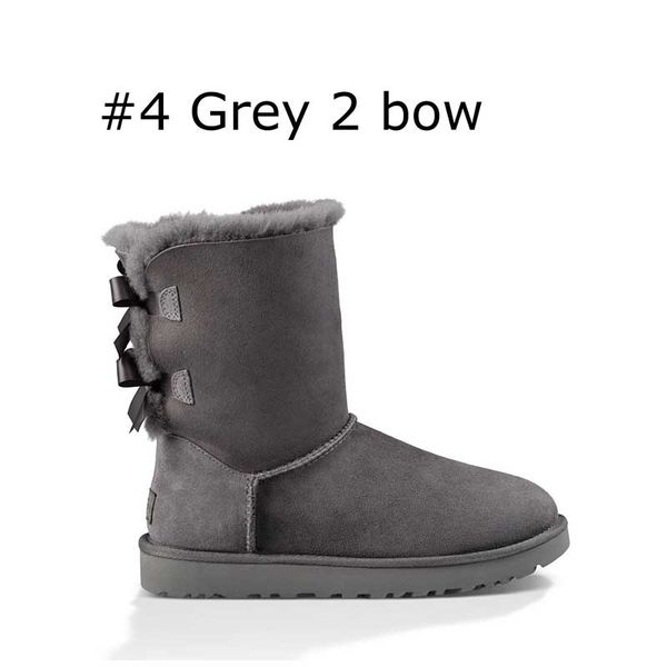 

2020 дизайнер сапоги австралия женщины девушка классический снегоступы боути лодыжки короткий лук меховой ботинок для зимы черный каштан мод, Black