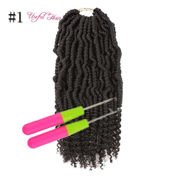 

вязание крючком страсть twist freetress страсть twist синтетические плетение волос extensions bomb ombre серый bug passion twist плетение во, Black