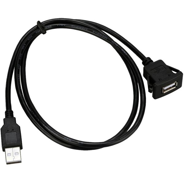 

square usb 2.0 flush mount extension cable fit for boat motorcycle dashboard