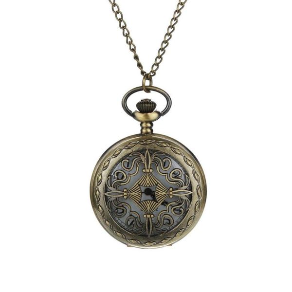 

personalized pattern steampunk vintage quartz roman numerals pocket watch watch clock wholesale relogio de bolso #4m10, Slivery;golden