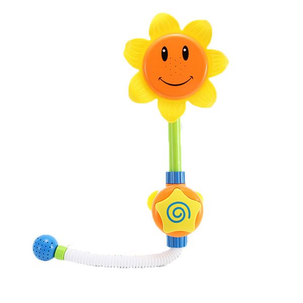 

baby bath toys children playing in water toys boy and girl baby manual cloud spray watering sunflower