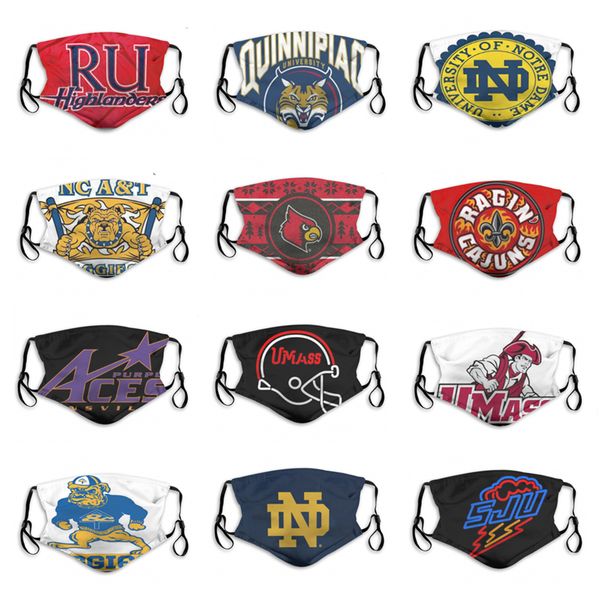 

2020 new dustproof mask men and women fashion rugby team cartoon personality custom print mask pm2.5 washable uv protection mask with filter