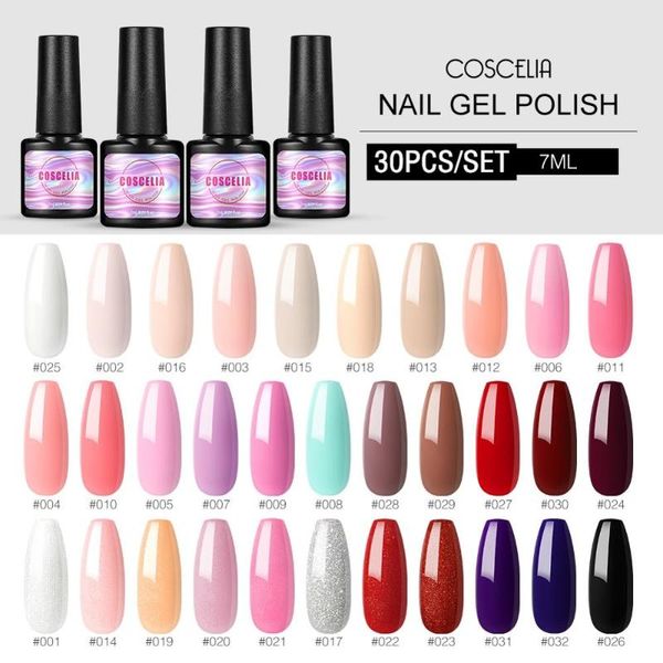 

nail art kits coscelia 30pcs set gel polish for manicure kit professional varnish 7ml hybrid