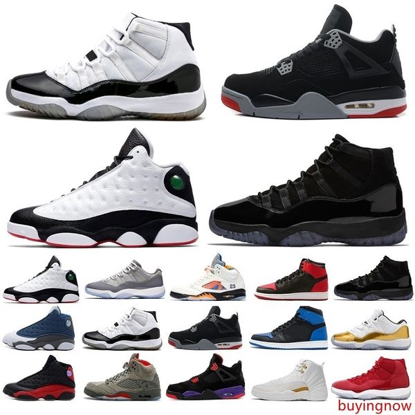 

new 11 13 12 4 1 5 11s 13s 12s 4s 1s 5s gym red cool grey concord cap and gown prom night sport sneakers women mens basketball shoes
