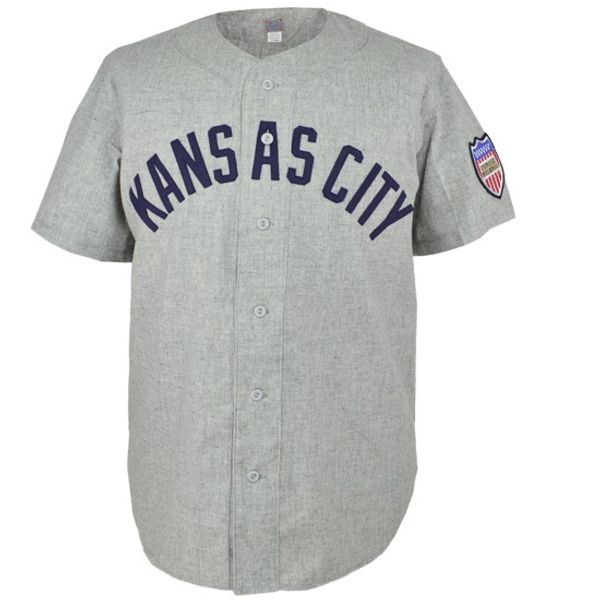 

Kansas City Blues 1951 Road Jersey 100% Stitched Embroidery Logos Vintage Baseball Jerseys Custom Any Name Any Number Free Shipping