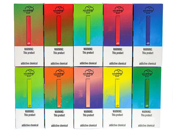 

Hyppe Бар Одноразовая Vape Pen Device Pod Starter Kit 1,3 мл Картриджи 280mAh Аккумулятор E сигареты Empty Pod Hyppe бар