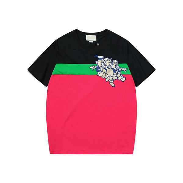 

2019 summer men t-shirt men short sleeves pink pig t shirt men cool t shirt tee fashion t shirts, White;black