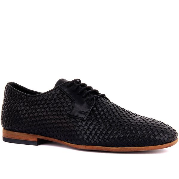 

Sail-Lakers Black Leather Mesh Reinforcement Male Shoes