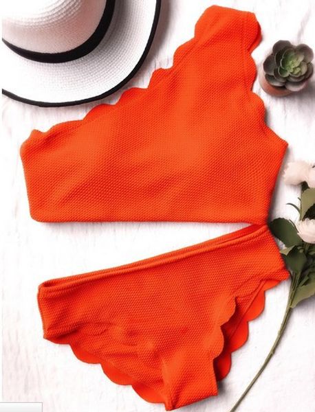 

bikinis push up swimwear swimsuit women single shoulder bikini set ladies summer swim wear bathing suit maillot de bain beach biquinis