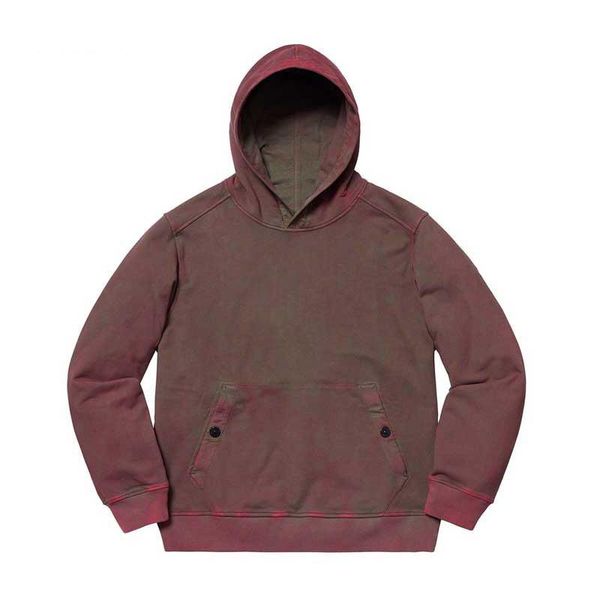 

19fw box logo x t0ney hooded sweatshirt men women hoodies collar sweatshirts fashion distressed hflswy314, Black