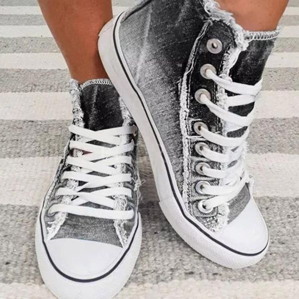 

women's fashion 2020 shoes high shoes women womens walk sports casual lace-up comfy classic canvas high sneakers#35