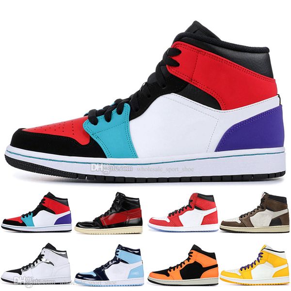 

Cheap 1 High OG Multi-Color Basketball shoes Spiderman UNC 1s top 3 Mens Lakers Royal Blue Orange Black Sport Designer Sneakers Trainers