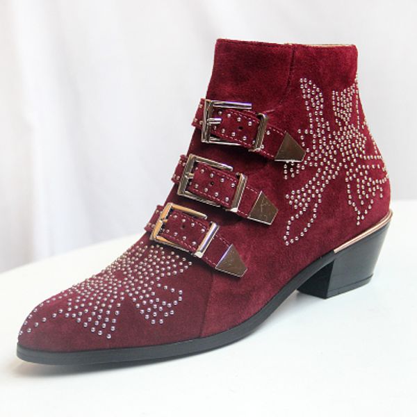 

high-end brand women's boots designer luxury women's high-heeled shoes leather upper 35-40 fashion shoes, Black