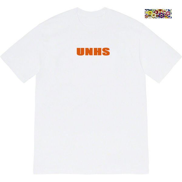 

топ! енсз 19ss облегчение солнце цветочный коробка логотип футболка уличный европа париж мода мужчины высокое качество хлопок футболка свобо, White;black