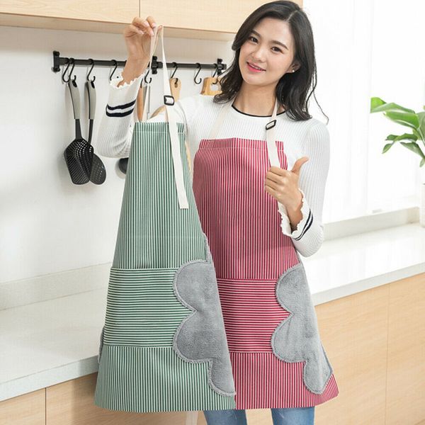 

new adjustable kitchen apron high-grade pinafore waterproof antifouling aprons cooking baking restaurant erasable hand