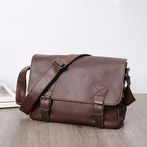 

retro shoulder bag men's bag shoulder retro small shopping men's square