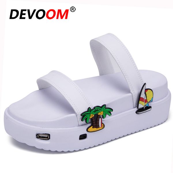 

summer outdoor platform sport sandals women beach shoes smart rechargeable sneakers slippers 2020 clogs for women garden shoes