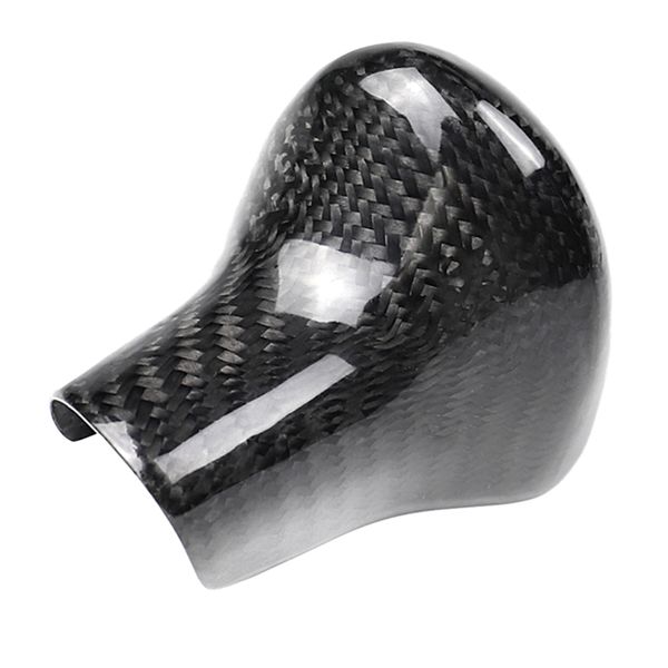 

car interior styling carbon fiber gear shift knob gear head sticker cover for audi a4 b8 a5 s5 a6 c7 a7 q5 q7