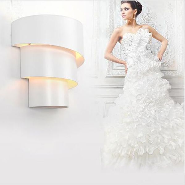 

modern simple indoor wall lamp iron decorative lighting wall sconce e27 interface bedroom living room wall lamps