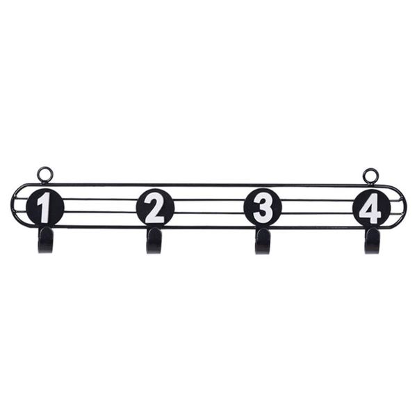 2019 Kitchen Iron Art Wall Hooks Organizer Storage Rack Numbers Hanger Cabinet Decoration Back Door Bedroom Clothes Keys Nordic From Aliceer 37 25