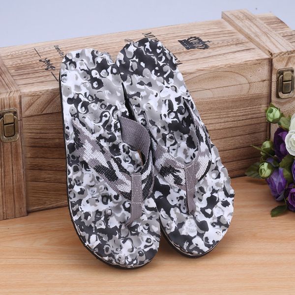 

slippers camouflage slippers men's summer flip-flops indoor outdoor beach eva slippers men 100% brand new and high quality, Black