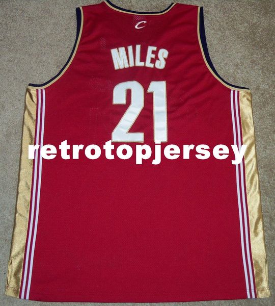 

new darius miles #21 rbk away jersey sewn mens vest size xs-6xl stitched basketball jerseys ncaa, Black;blue