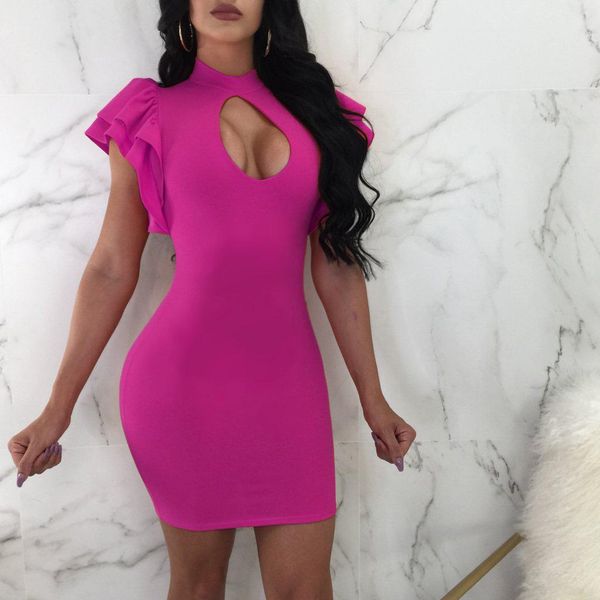 

сексуальные женские платья оптом европа и америка деревянные ушные края карандаш платья повседневная женская одежда, Black;gray