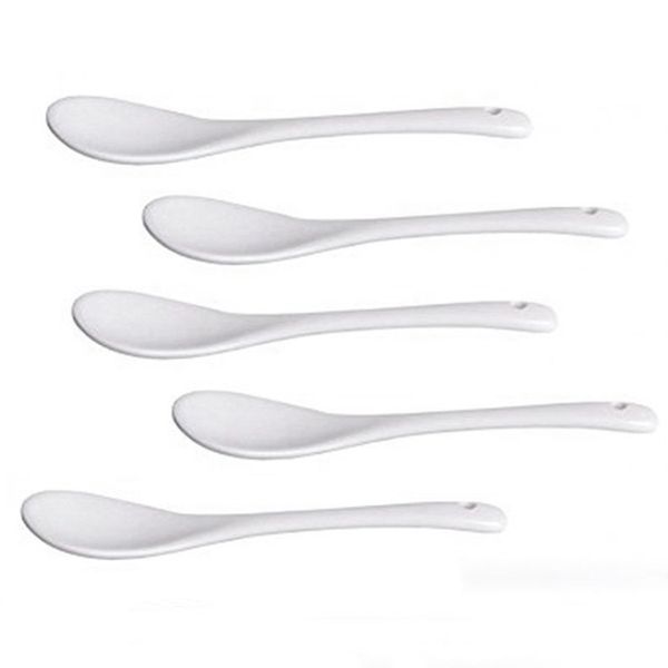 

set of 5 ceramic spoon teaspoon spoon jam honey