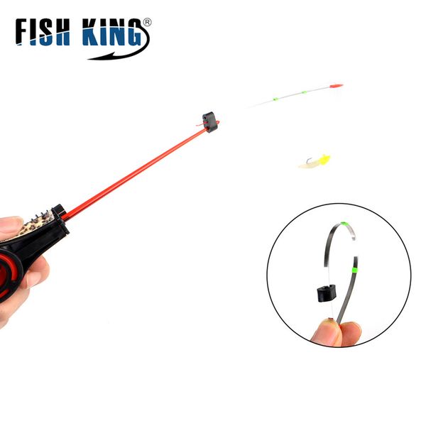 

fish king 20pcs 170mm winter ice fishing rod section c.w 1-32g mini fishing pole portable fishing tackle