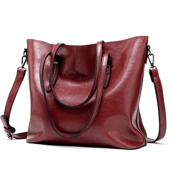 

women's leather handbag shoulder bags women's pu handbags large tote shoulder bucket bags
