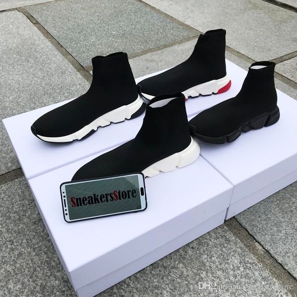 

С Коробкой 2019 Марка Speed ​​Runner Роскошная Обувь Носок Высочайшее Качество Тройной