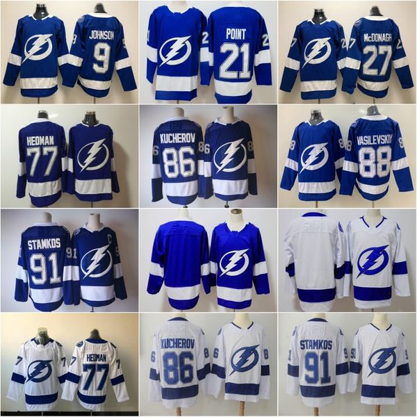

kids man women tampa bay lightning hockey jerseys 91 steven stamkos 86 nikita kucherov victor hedman vasilevskiy ryan mcdonagh brayden point, Black;red