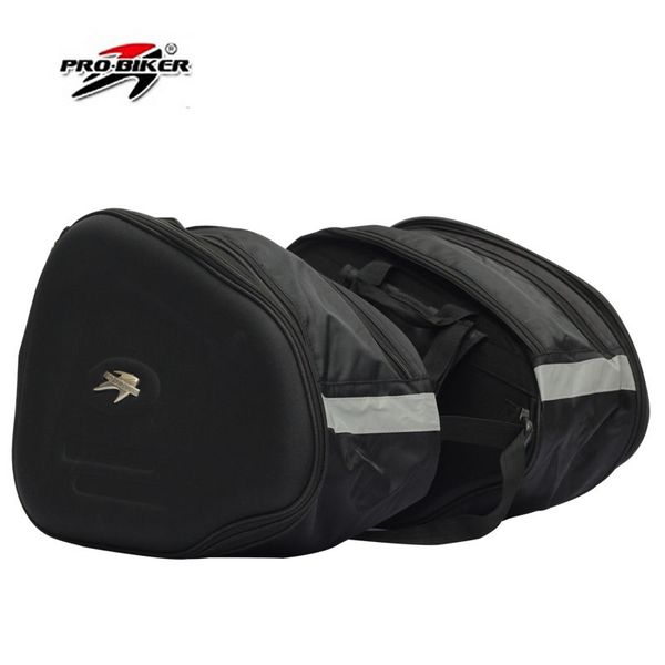 

one pair pro-biker motorcycle waterproof saddlebags riding travel saddle bag moto racing tail bags moto multifunction helmet bag