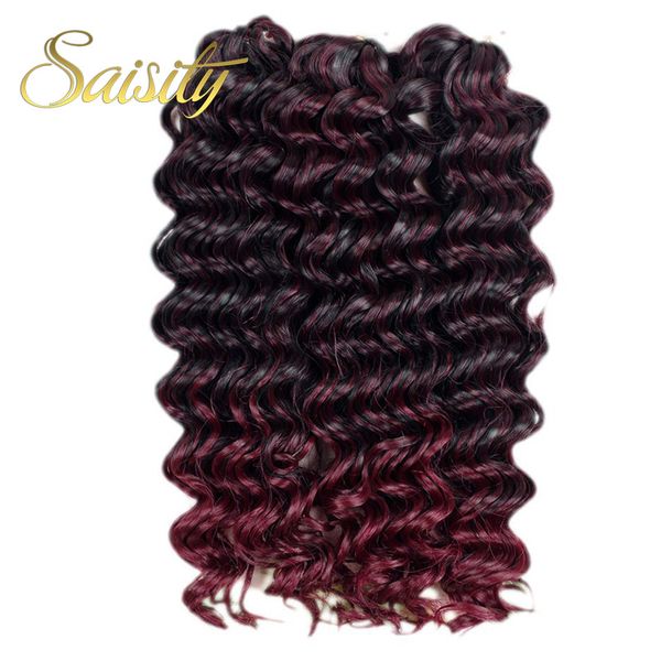 2020 12inch Deep Wave Crochet Braids Hair Twist Synthetic Short