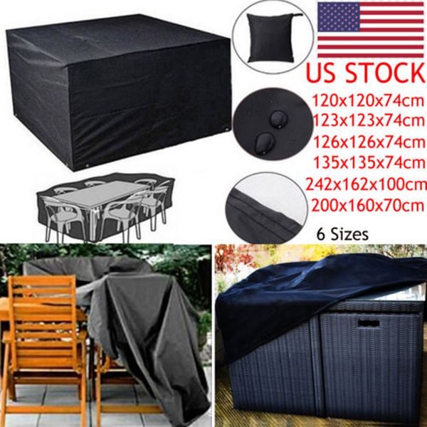 

420d oxford garden patio furniture table cover waterproof rectangle outdoor new