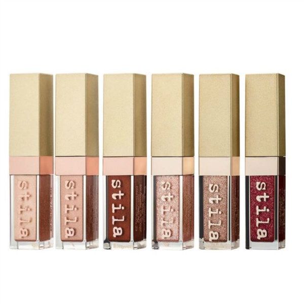 

dhl 2ml*6colors 6pcs set stila eye for elegance makeup limited edition liquid eyeshadow set cosmetics earth color eyeshadow makeup set