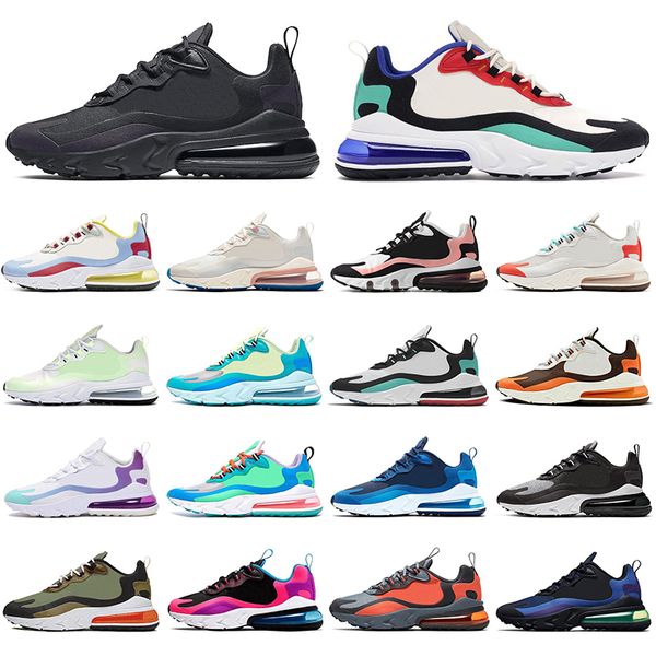 

athletic air max react men women running shoes optical blue void bauhuas outdoor designer sneakers mens trainers runners us5.5-11