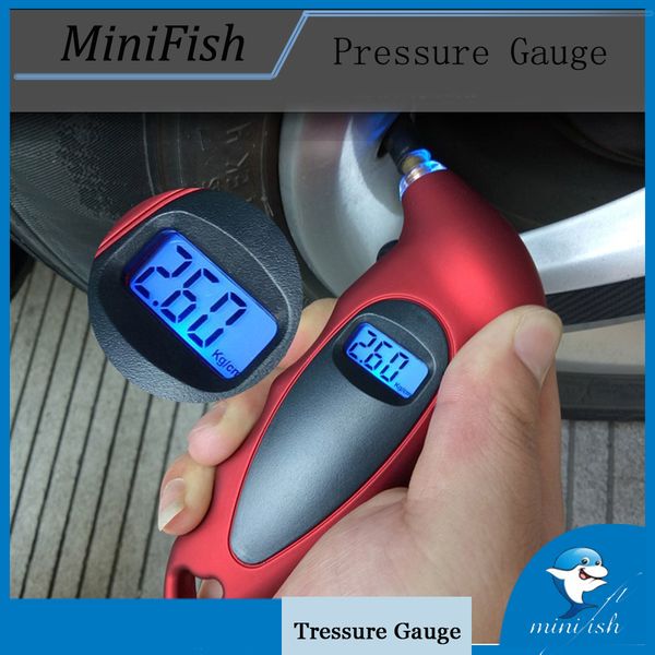 

2018 digital car tire tyre air pressure gauge meter lcd display manometer barometers tester for car truck motorcycle bike
