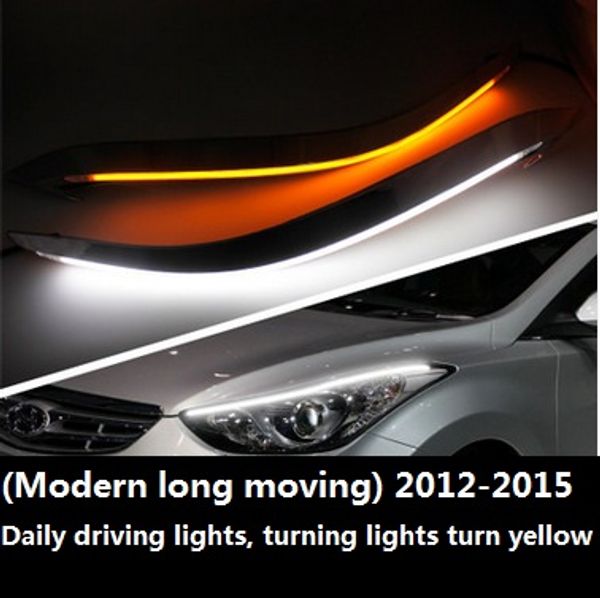 

2 pieces modern long moving 12-purpose lamp eyebrow, daylight, tear-eyed led lamp driving