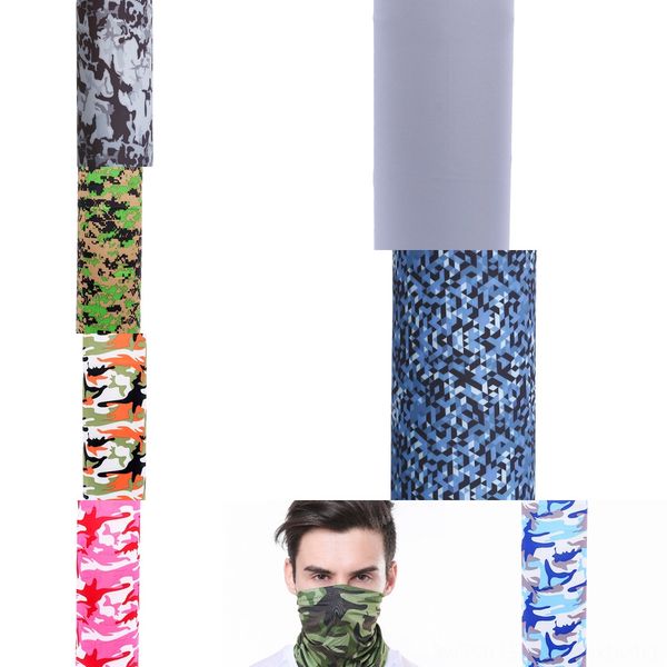 

4dek8 scarfs print face scarf camping active insect-proof hiking scarves outdoor mask neck fashion sports fishing masks for men women, Black
