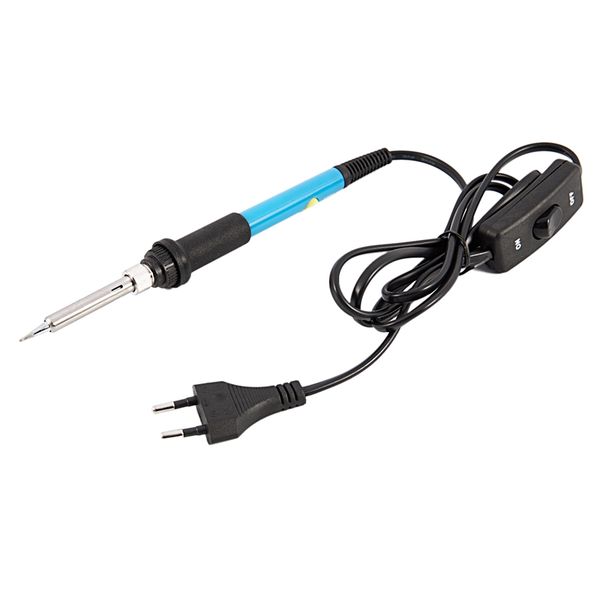 

7 in 1 60w adjustable temperature soldering iron kit soldering iron tips pump welding tweezers tube