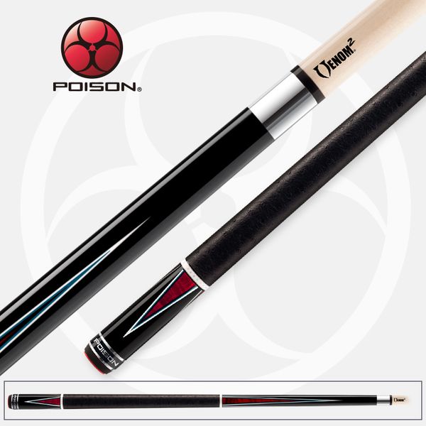 

official poison arsenic3 series billiard pool cue venom2 shaft professional teco billar stick excellent billard pool cue