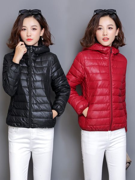 

season cotton-padded clothes woman 2019 season frivolous down cotton easy student short fund cotton-padded jacket loose coat, Black