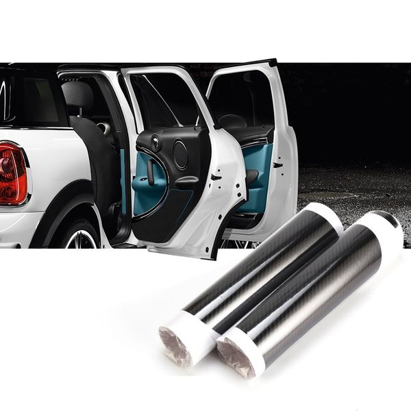 Carbon Fiber Car Inner Door Panel Protection Mat Anti Kick Pad Sticker For Mini Cooper R55 R56 R57 R60 R61 F54 F55 F56 F60 Beat Car Interior Best Car