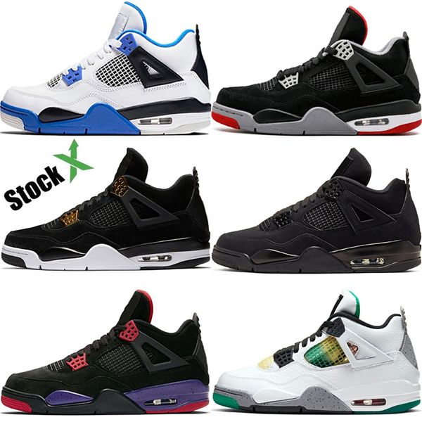 

2020 mens 4 iv basketball shoes black oreo white cement men outdoor 4s sport shoes training boots athletic sneakers size 8-13 #9